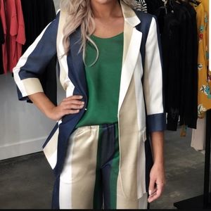 Vilagallo Striped Blazer